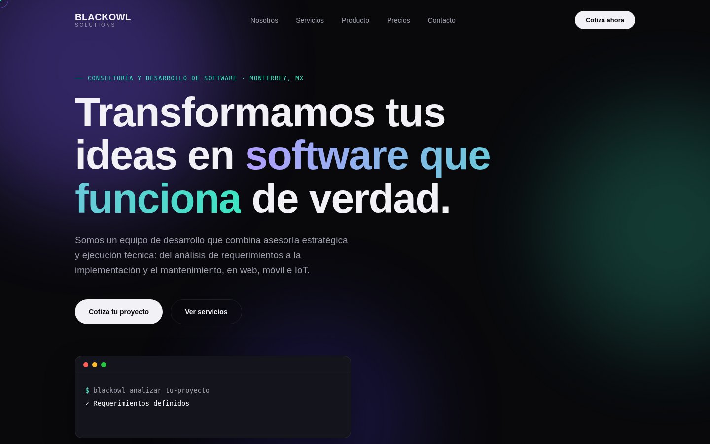 Vista previa de BlackOwl Solutions